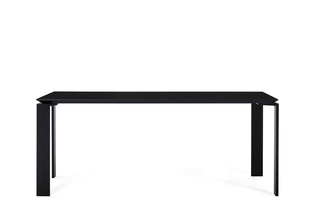 Black Stoneware with Marble Finish/Black