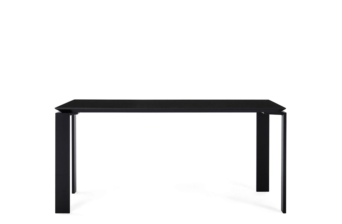 Black Stoneware with Marble Finish/Black