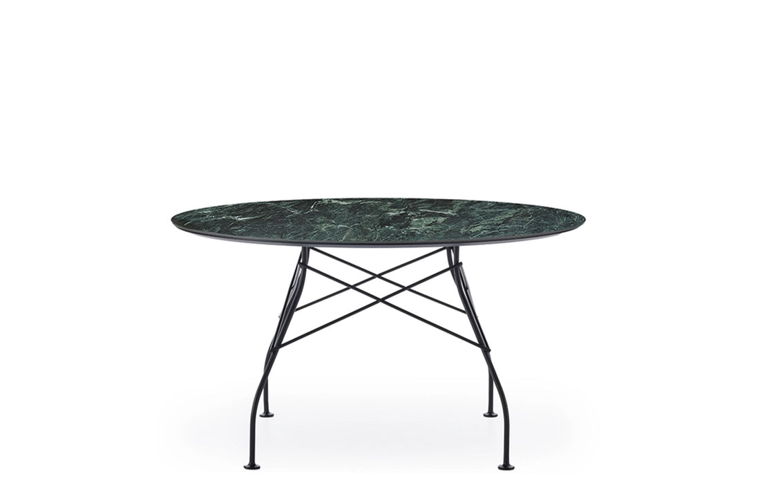 Black / Green Stoneware with Marble Finish