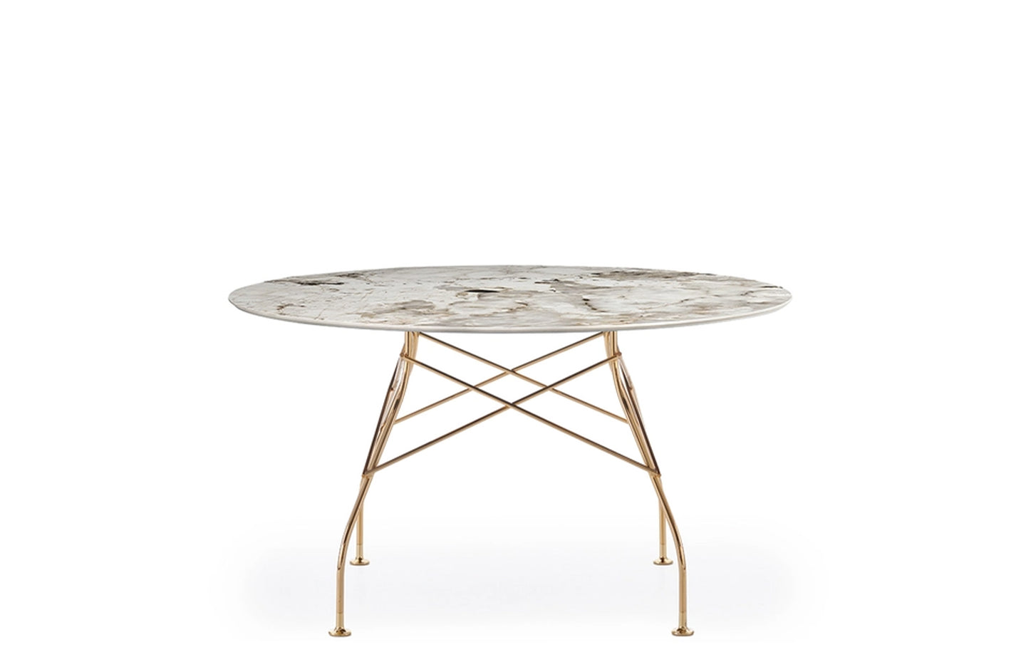 Glossy Round Table - Stoneware-Kartell-Space Furniture SG
