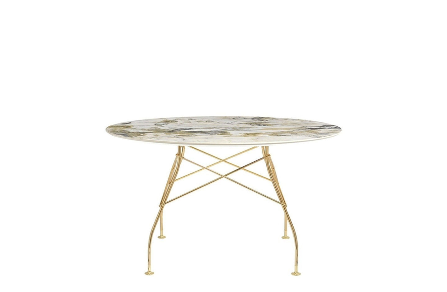 Glossy Round Table - Stoneware-Kartell-Space Furniture SG
