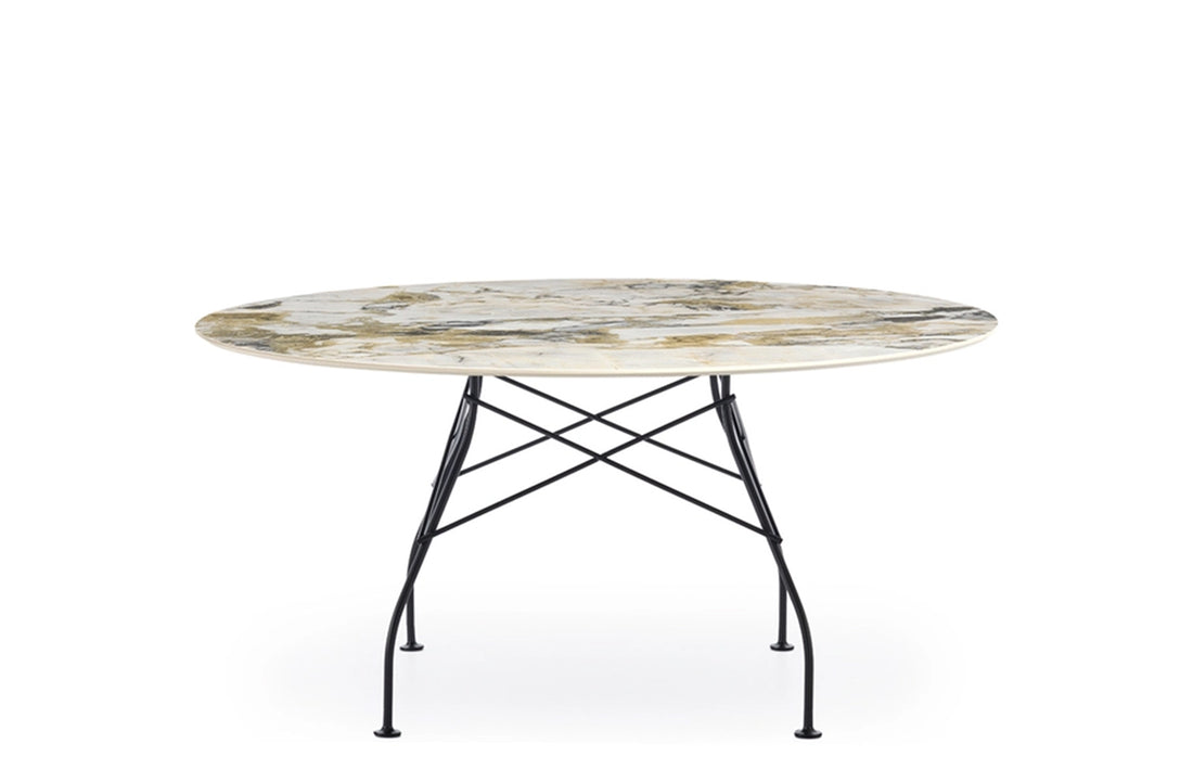 Black / Symphonie Stoneware with Marble Finish