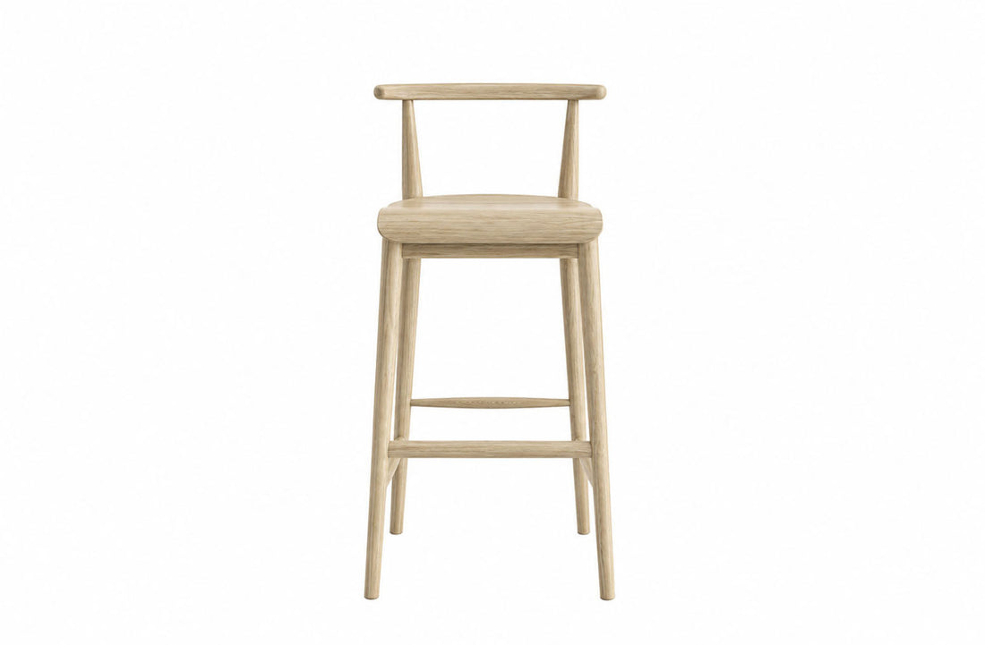 46x49x99 cm / High Stool / Brushed Light Oak/Brushed Light Oak
