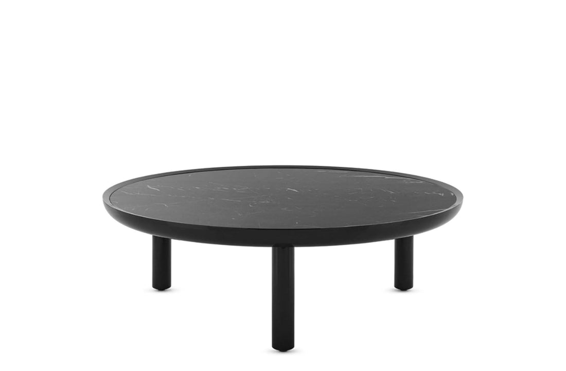 Black Marquina Stoneware with Marble Finish/Black