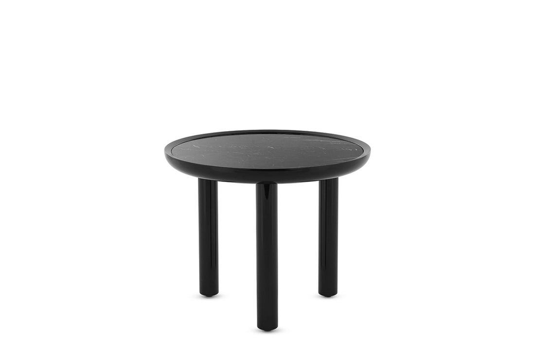 Black Marquina Stoneware with Marble Finish/Black