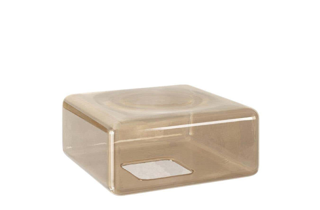 L55 D55 H25 cm / Smoked Grey