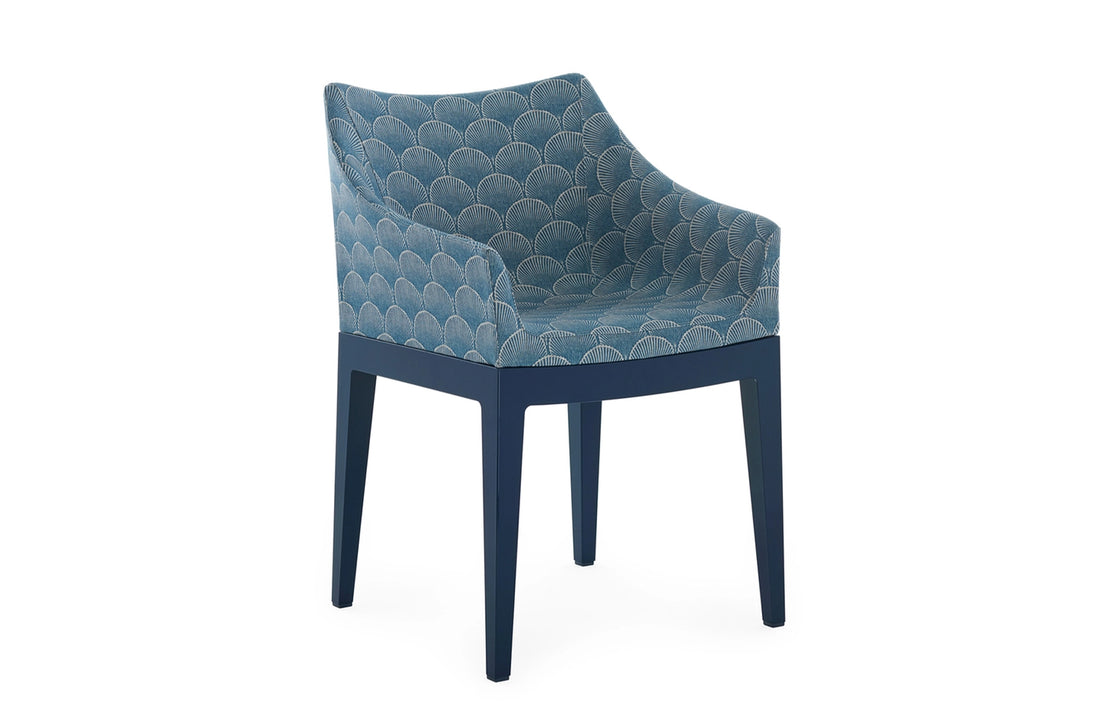 Blue/Blue Fanfare Fabric