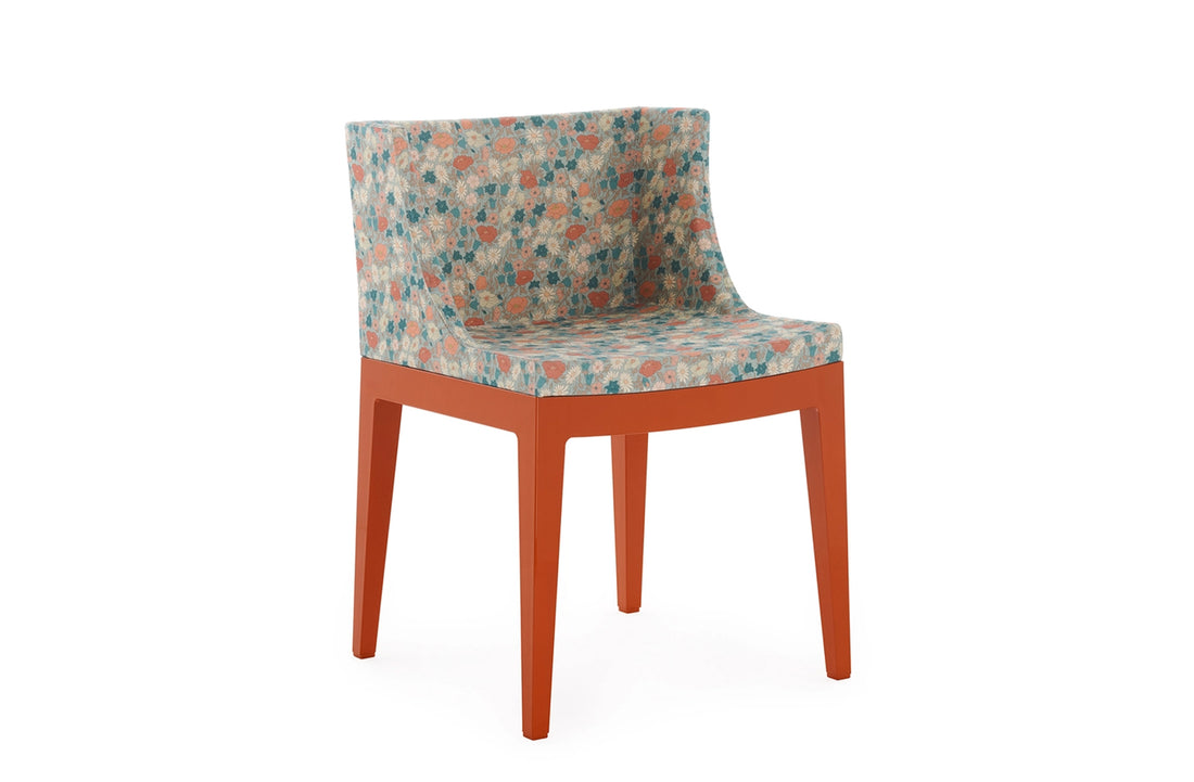 Rust Orange/Poppy Meadowfield House Floreals Fabric