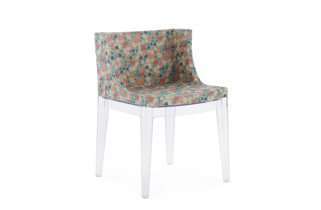 Transparent/Poppy Meadowfield House Floreals Fabric