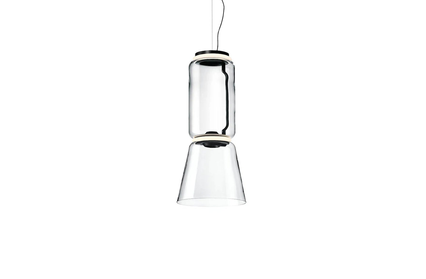 Noctambule Suspension Lamp - 1 Low Cylinder Cone-Flos-Space Furniture SG
