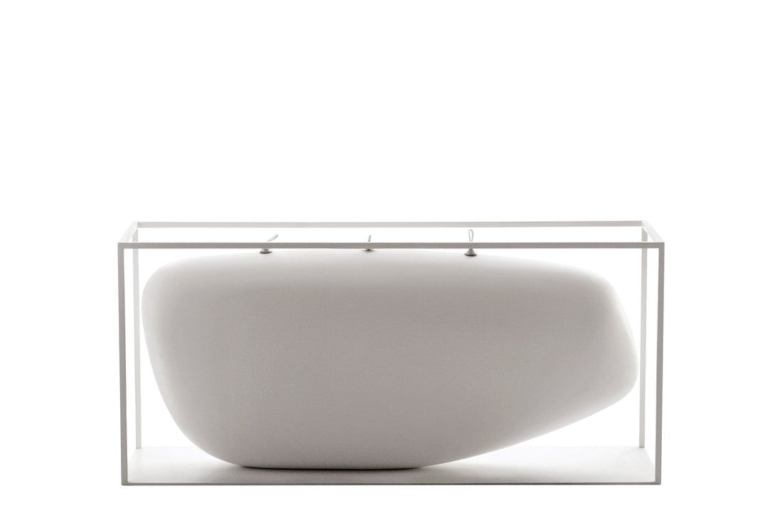Horizontal Oil Candle / White