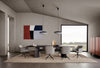 Poliform Kensington dining table and Stanford Bridge chair.
