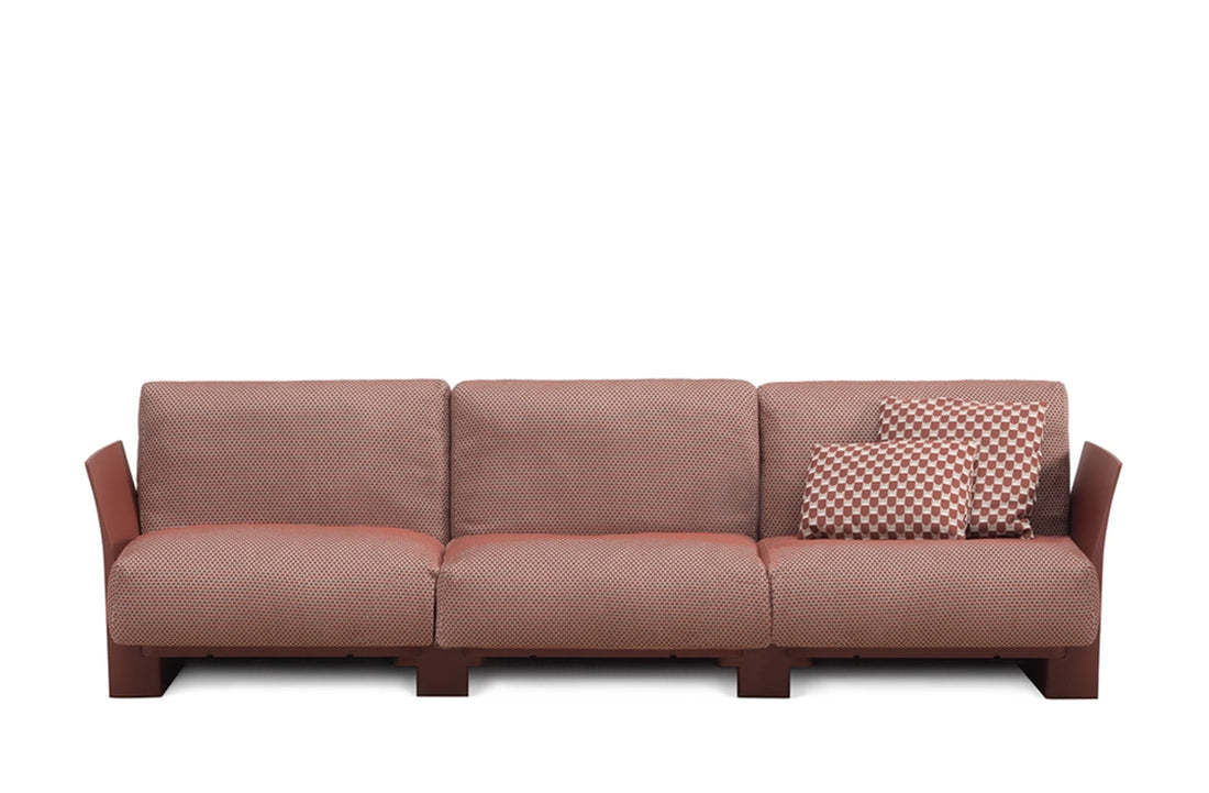Burgundy/TAMBA Rust Fabric