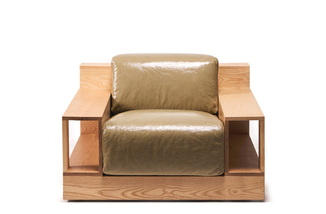 Armchair 100 cm / Velour – Tuscan sand