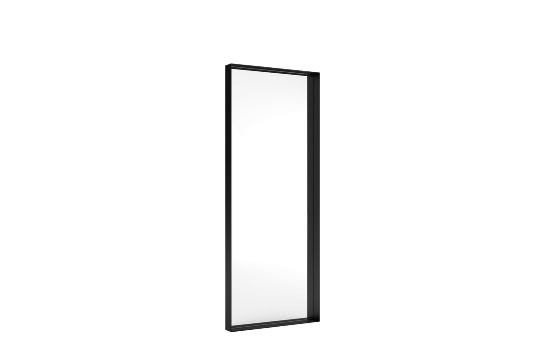 80x10x200 cm / Mirror / Mat Lacquered Carbone
