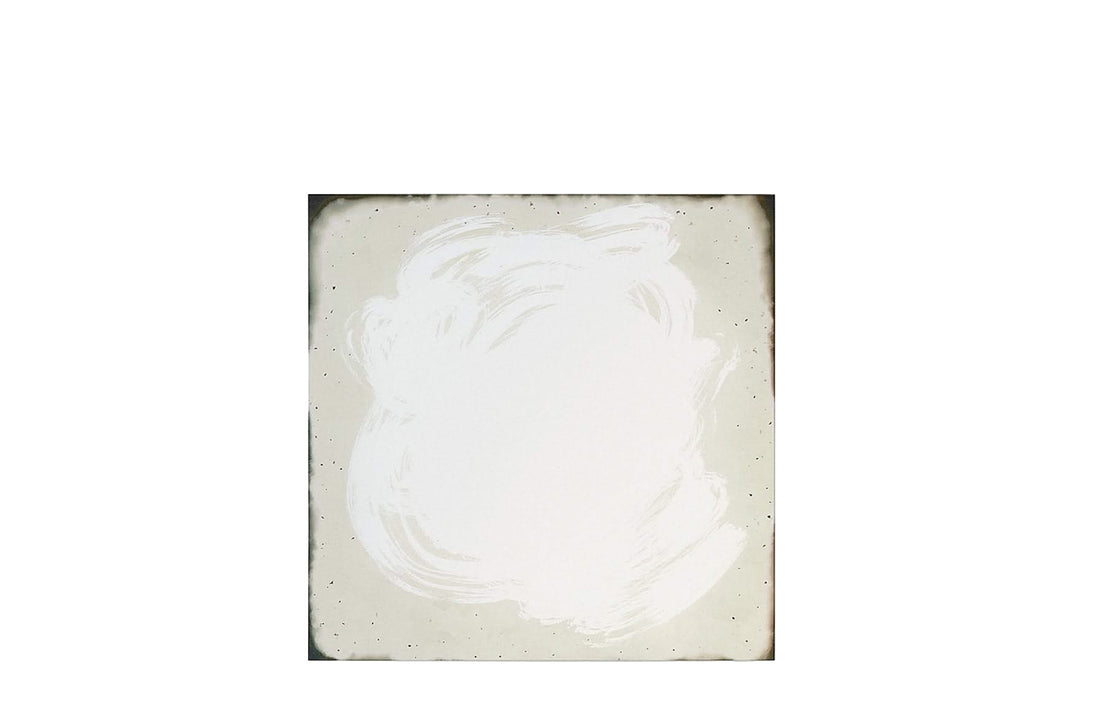 60x60 cm / Background in silver leaf