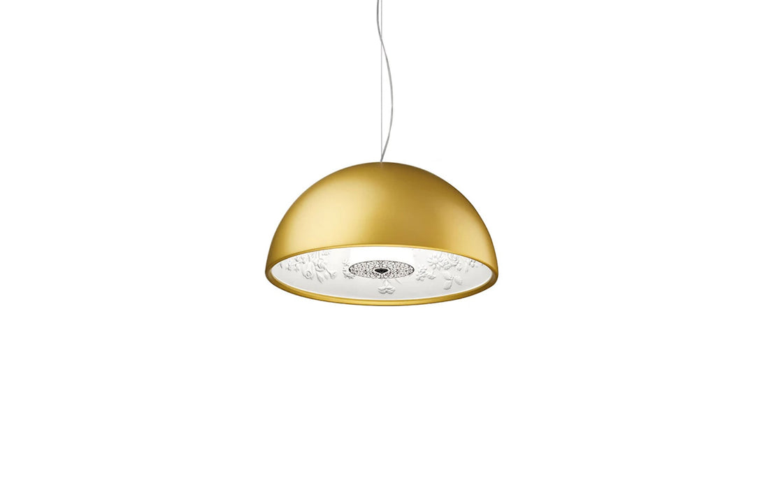 Gold / Includes LED retrofit 8W or 9W E14 T28 900lm
