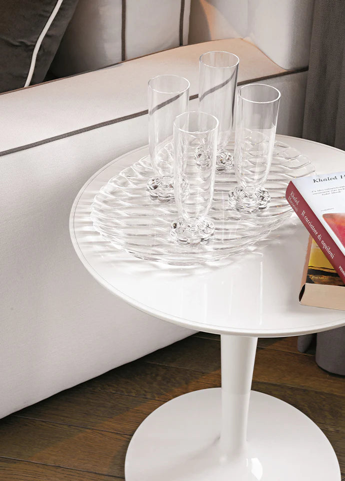 Kartell Jellies on TipTop side table.
