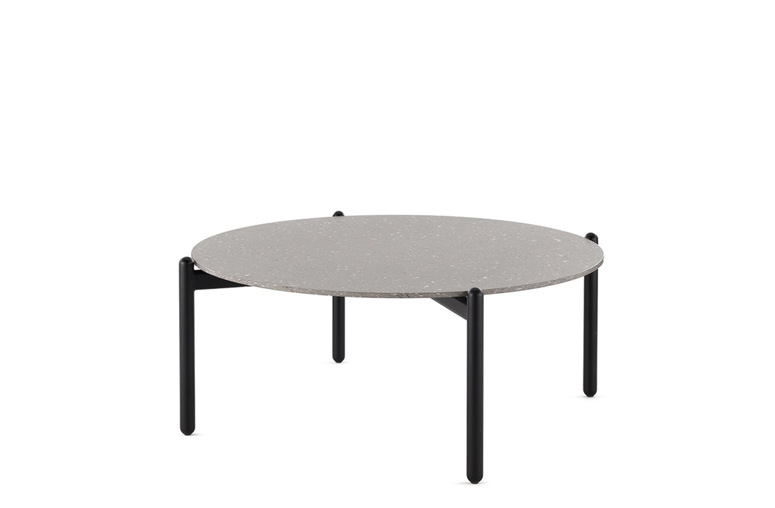 Terrazzo Light Grey Stoneware/Black