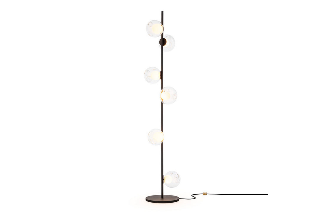Black / 180cm / LED Lamp 2700K