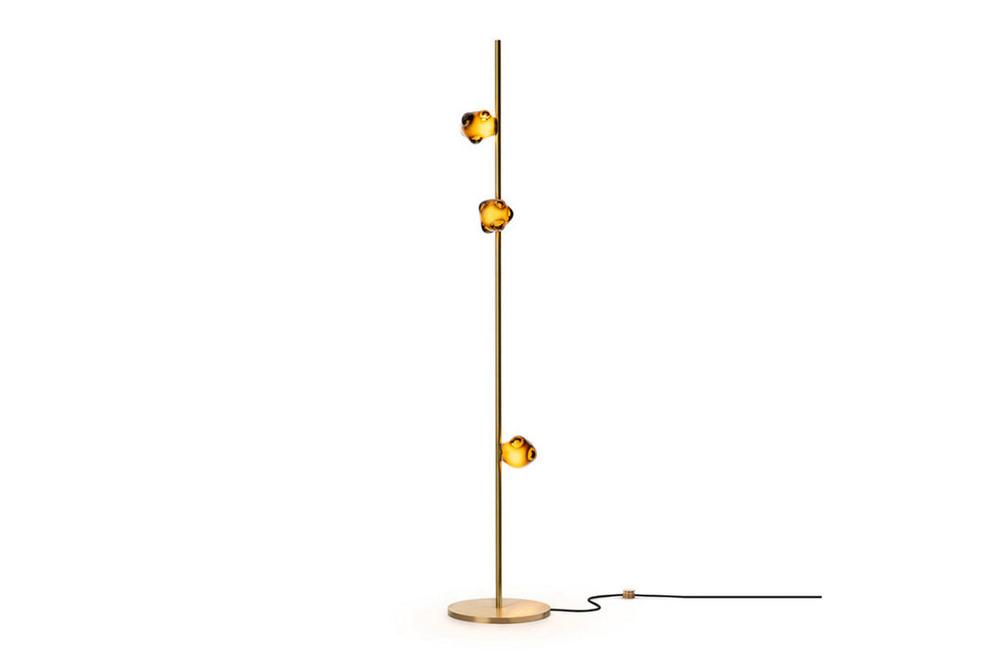 Dark Mirrored / Brass / LED Lamp 2700K