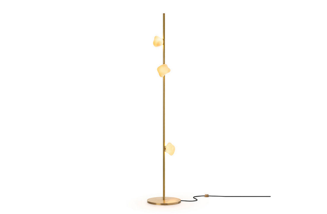 White Opaline / Brass / LED Lamp 2700K