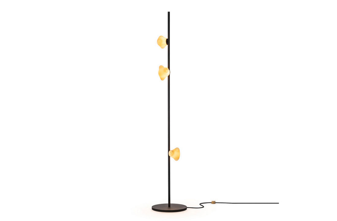 White Opaline / Black / LED Lamp 2700K