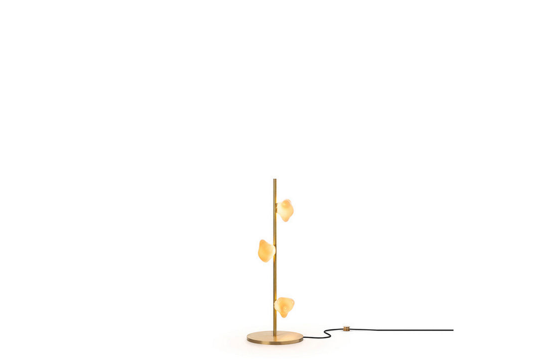 White Opaline / Brass / LED Lamp 2700K