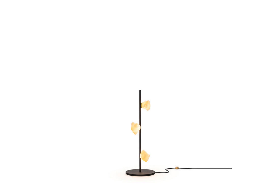 White Opaline / Black / LED Lamp 2700K