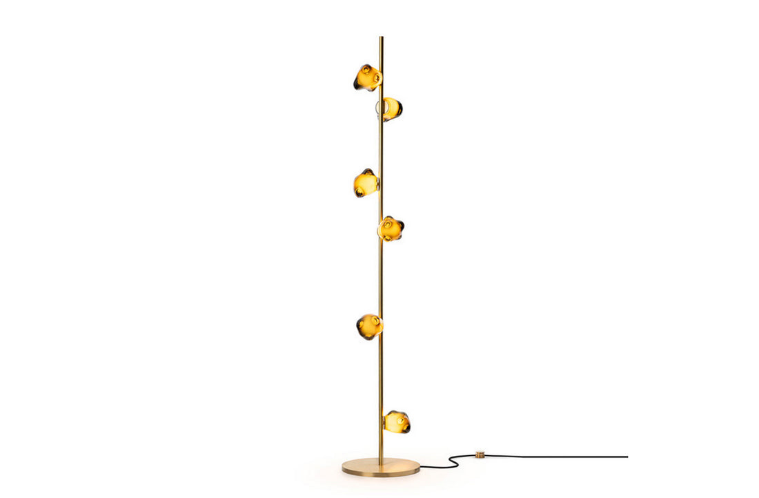 Dark Mirrored / Brass / LED Lamp 2700K