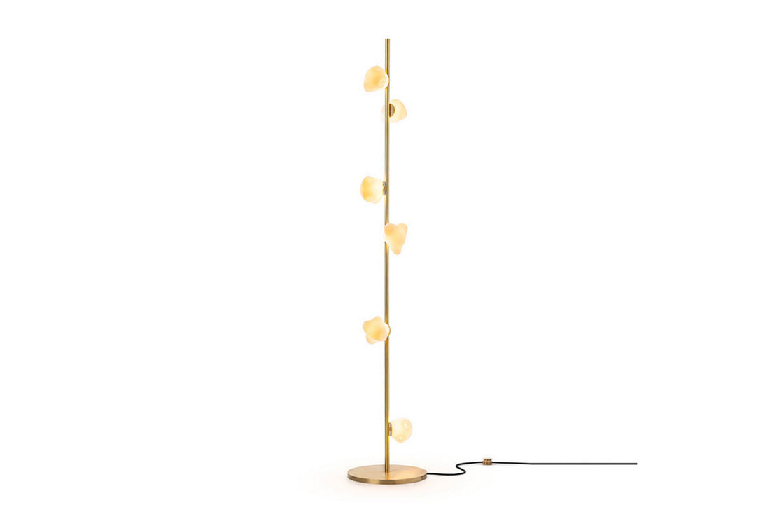 White Opaline / Brass / LED Lamp 2700K