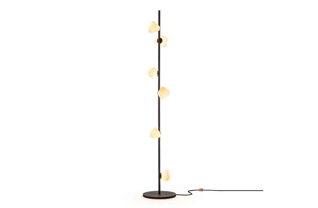 White Opaline / Black / LED Lamp 2700K