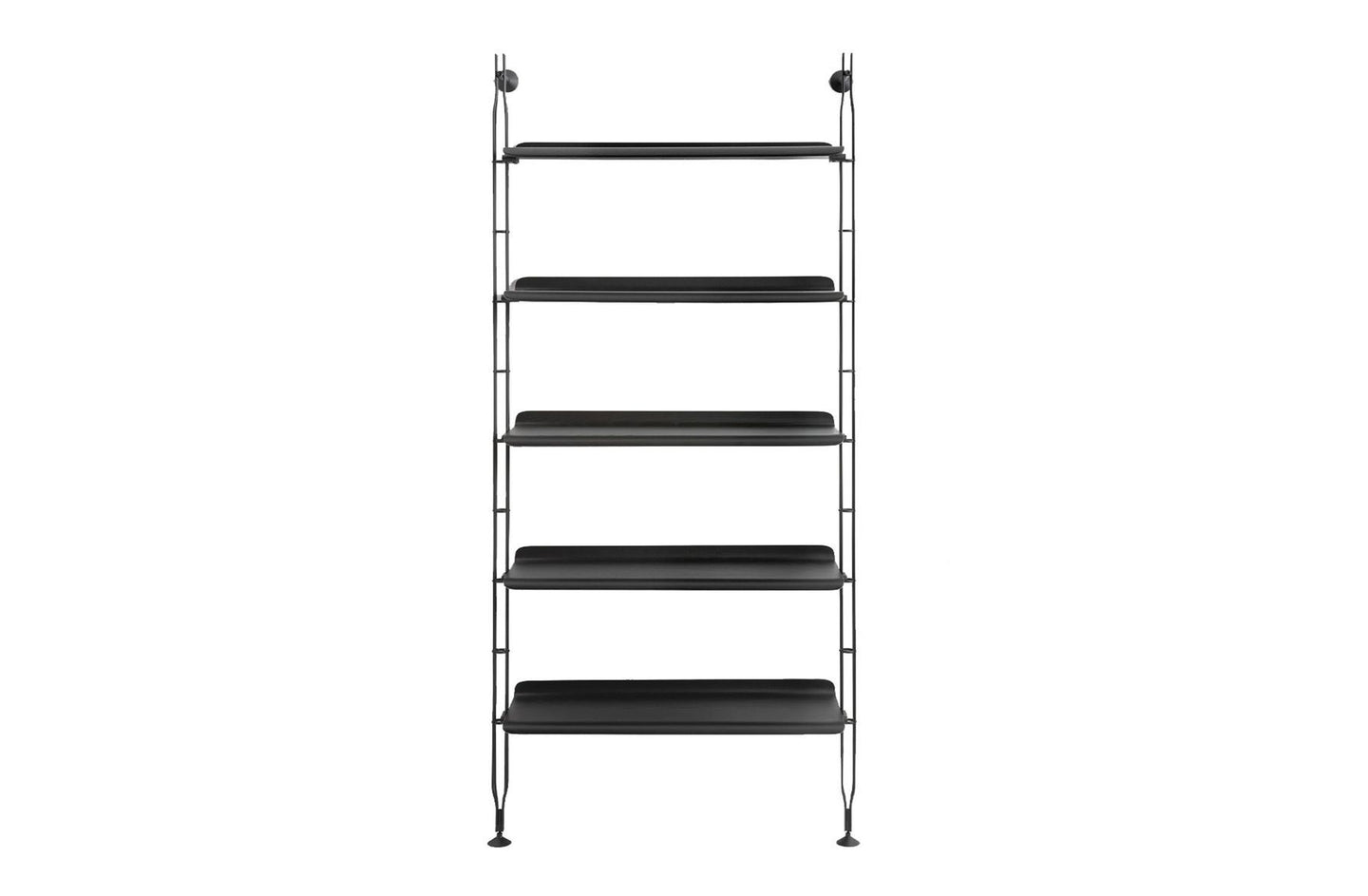 Adam Wood Bookcase - 5 Shelves - 2 Struts
