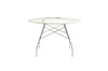 Glossy Small Round Table - Stoneware
