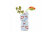 Paper Vase Cover Small - Blue Fish
