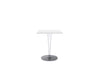 TopTop Small Square Table - Laminated Top - Round Leg
