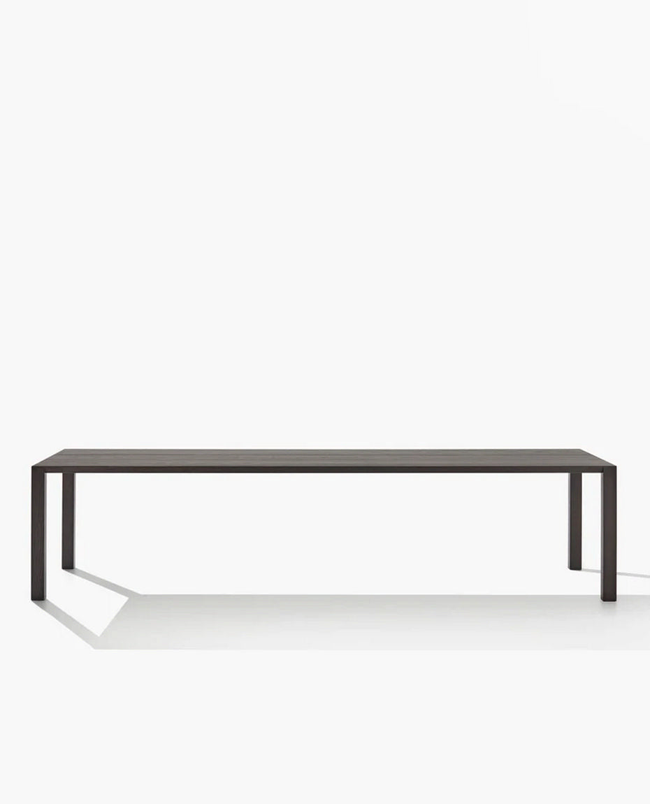 TBL300 / Table 3000 mm / Solid Wood Dyed Black Elm Legs and Top