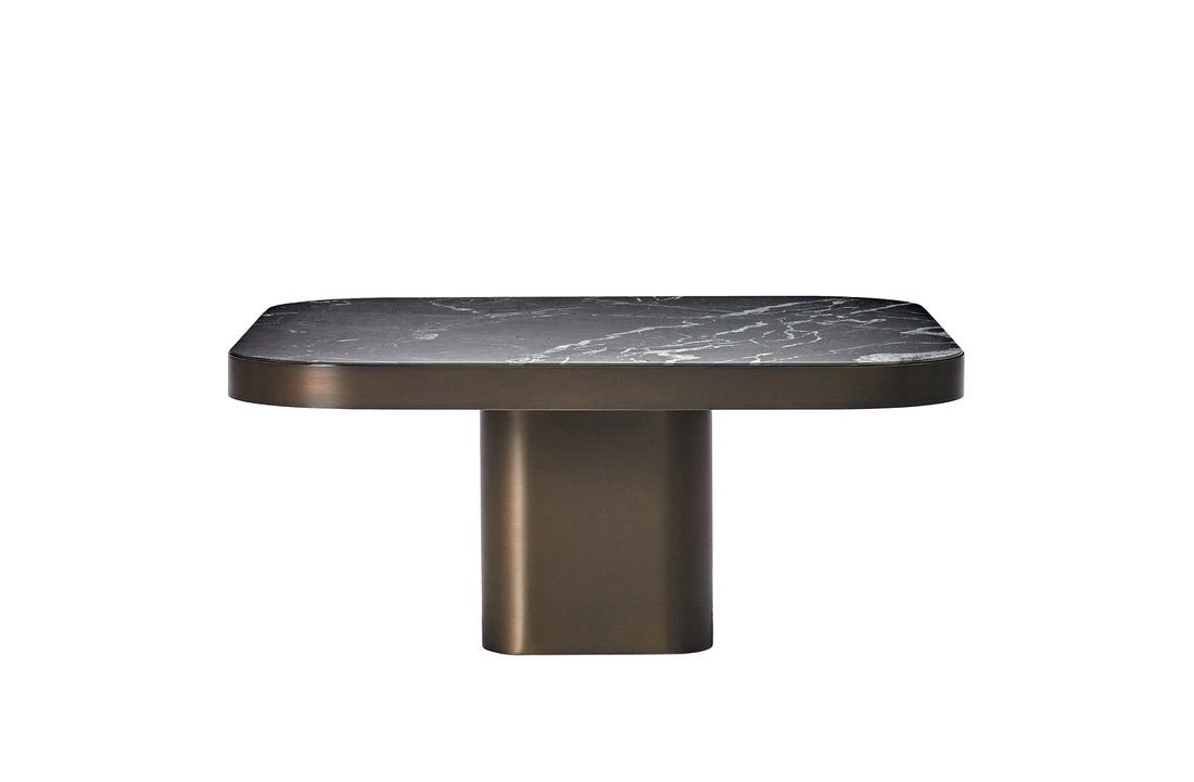 Burnished Brass / Nero Marquina Marble / Crate (Wood / ISPM 15)