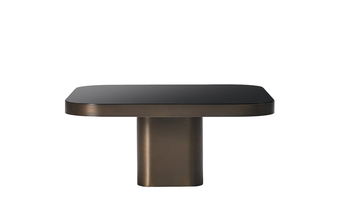 Burnished Brass / Crystal Glass Black / Crate (Wood / ISPM 15)