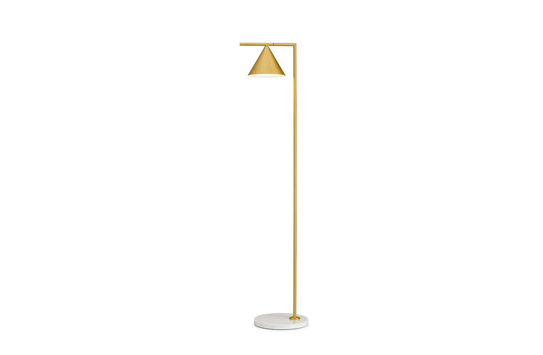 Brushed Brass/White Marble / Includes 1 COB LED 20W 554lm 2700K CRI93 DIMMABLE