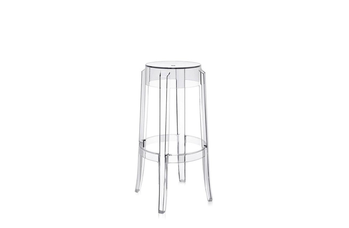 Charles Ghost Large Stool-Kartell-Space Furniture SG
