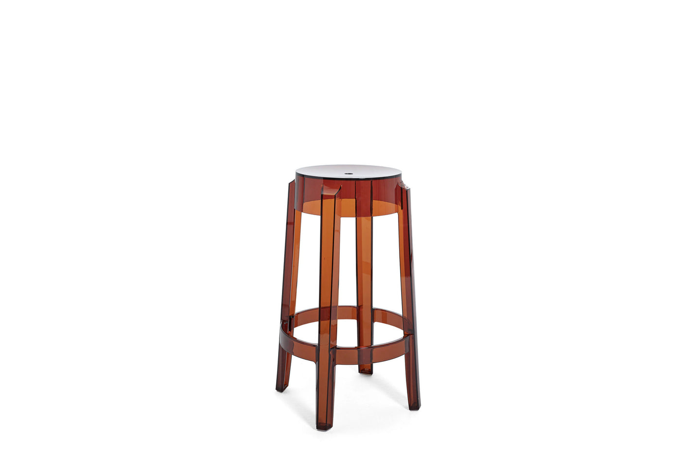 Charles Ghost Medium Stool-Kartell-Space Furniture SG

