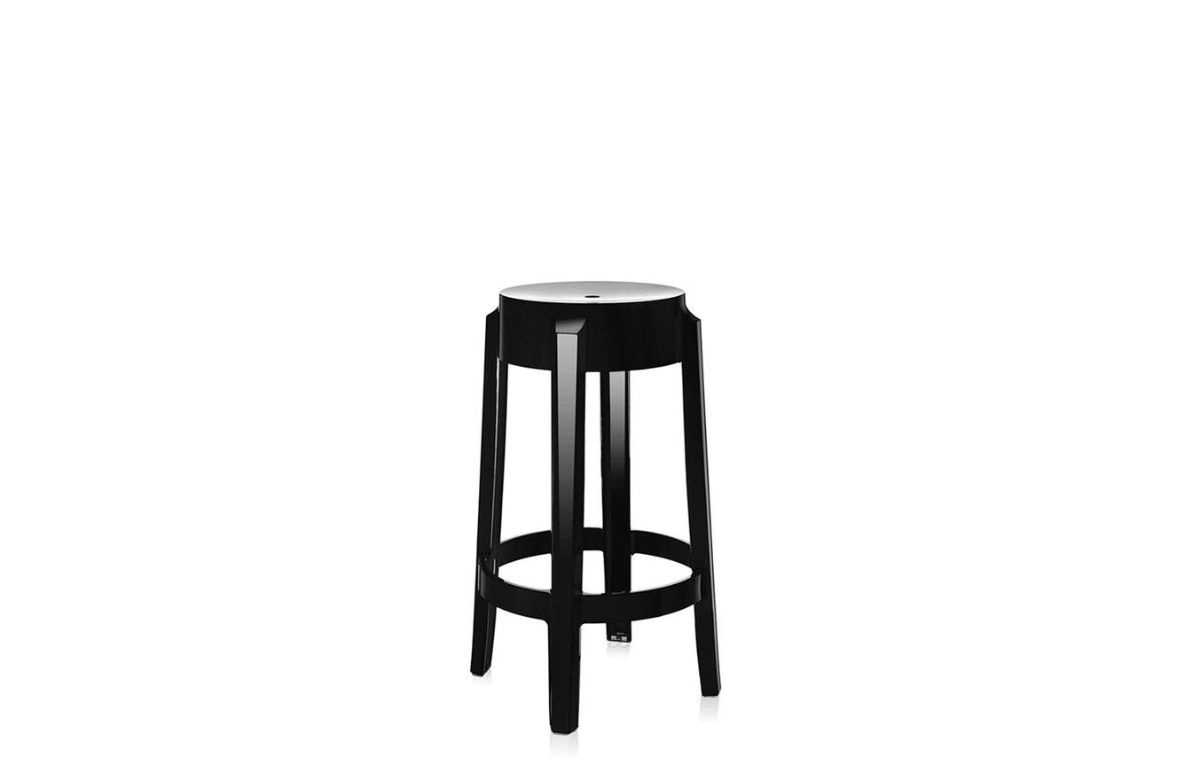 Charles Ghost Medium Stool-Kartell-Space Furniture SG
