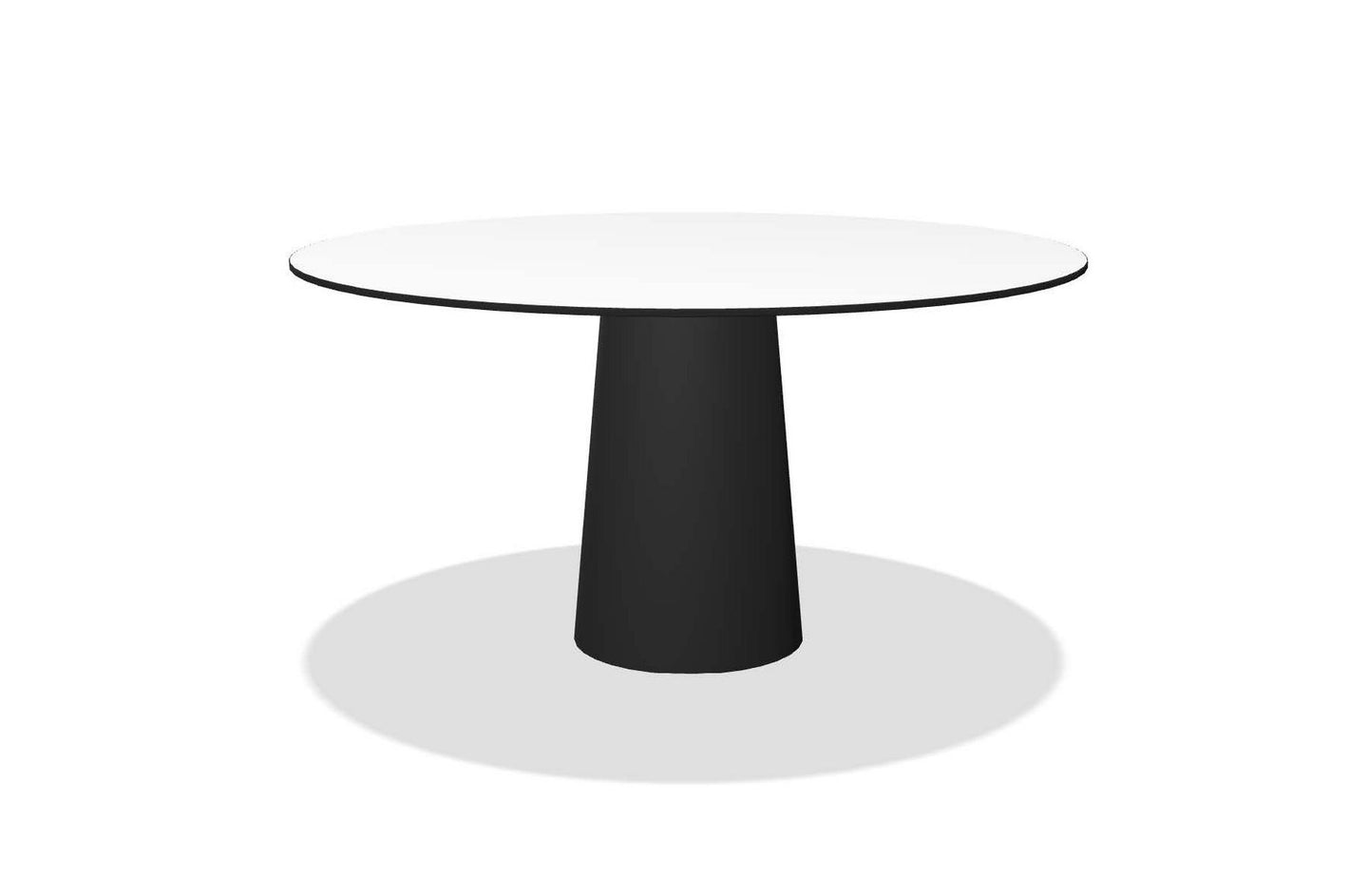 Container Table 7143 with HPL Round Top 140cm-Moooi-Space Furniture SG
