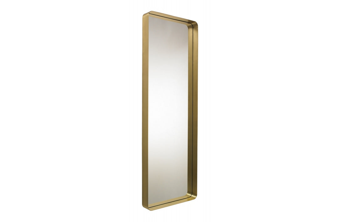 Natural Brass / Crystal Glass