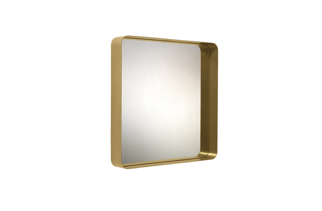 Natural Brass / Crystal Glass
