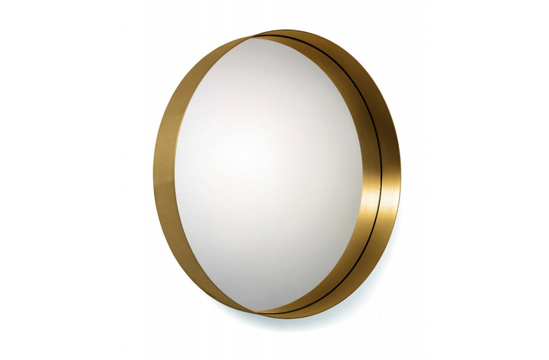 Natural Brass / Crystal Glass