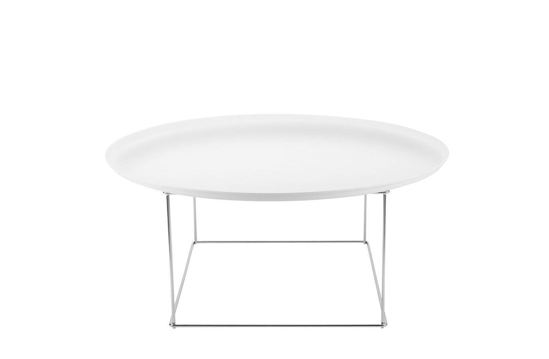 Bright Chromed / Chalk White Painted