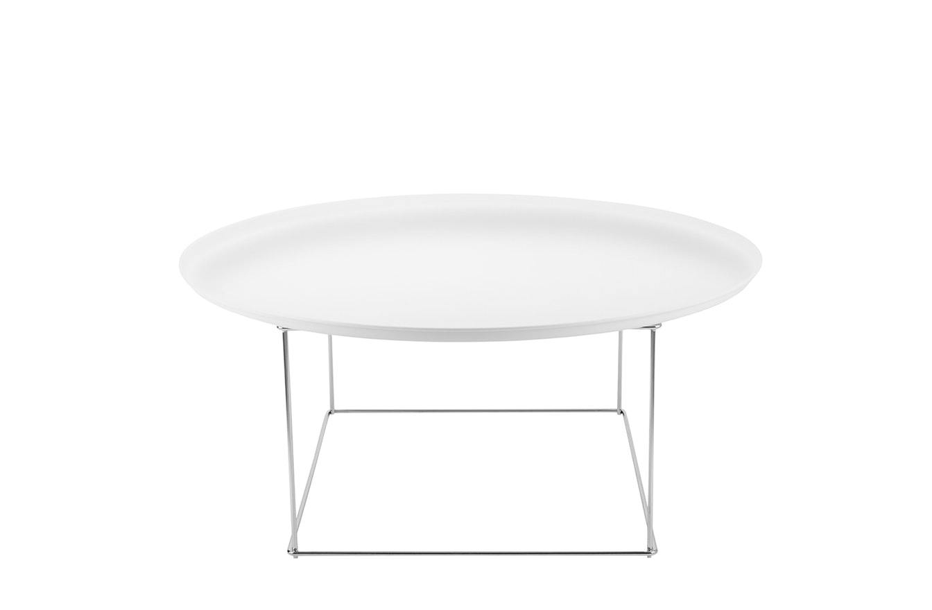 Fat-Fat Large Coffee Table - Chrome Frame-B&B Italia-Space Furniture SG
