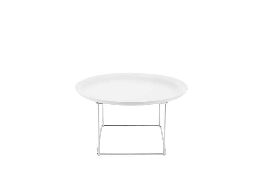 Bright Chromed / Chalk White Painted
